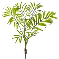 Mini Areca Palm Artificial Bush (Set Of 8)