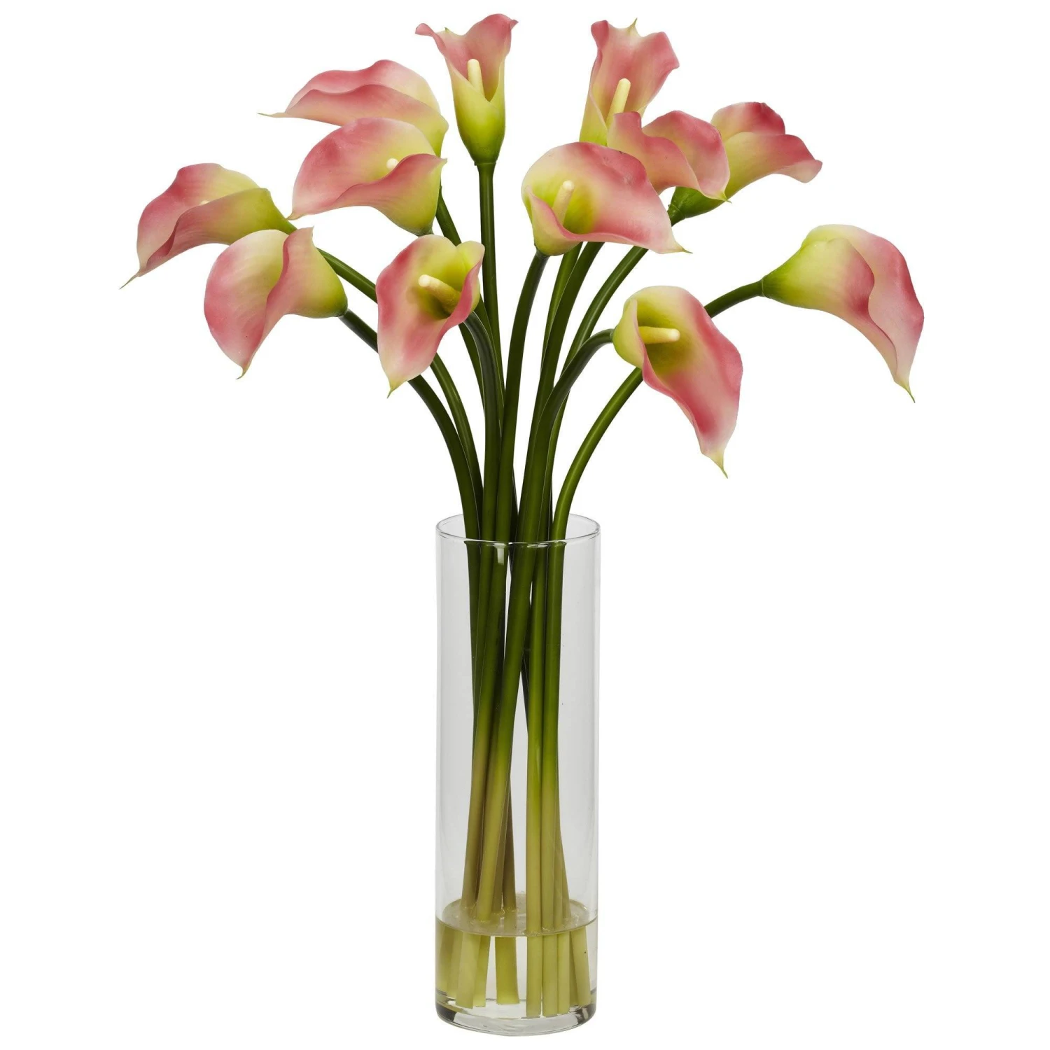 Mini Calla Lily Silk Flower Arrangement 4 Mini Calla Lily Silk Flower Arrangement - Image 2
