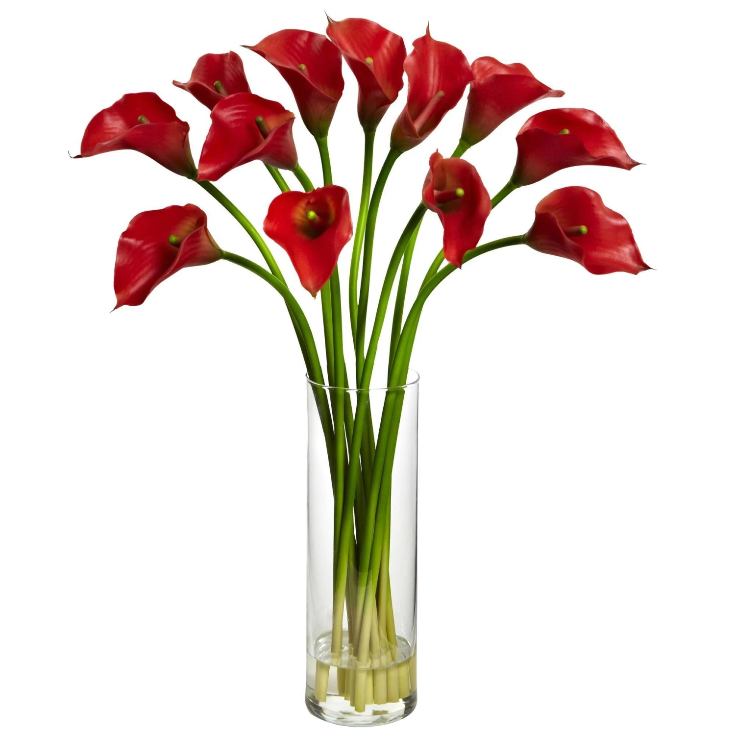 Mini Calla Lily Silk Flower Arrangement 5 Mini Calla Lily Silk Flower Arrangement - Image 3