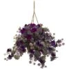 Morning Glory Hanging Basket -Artificial Flowers Sale artificial morning glory hanging basket nearly natural 290466