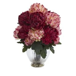 Artificial Flowers Sale 60 Artificial Flowers Sale -Artificial Flowers Sale artificial mum artificial arrangement in vase nearly natural burgundy 372072
