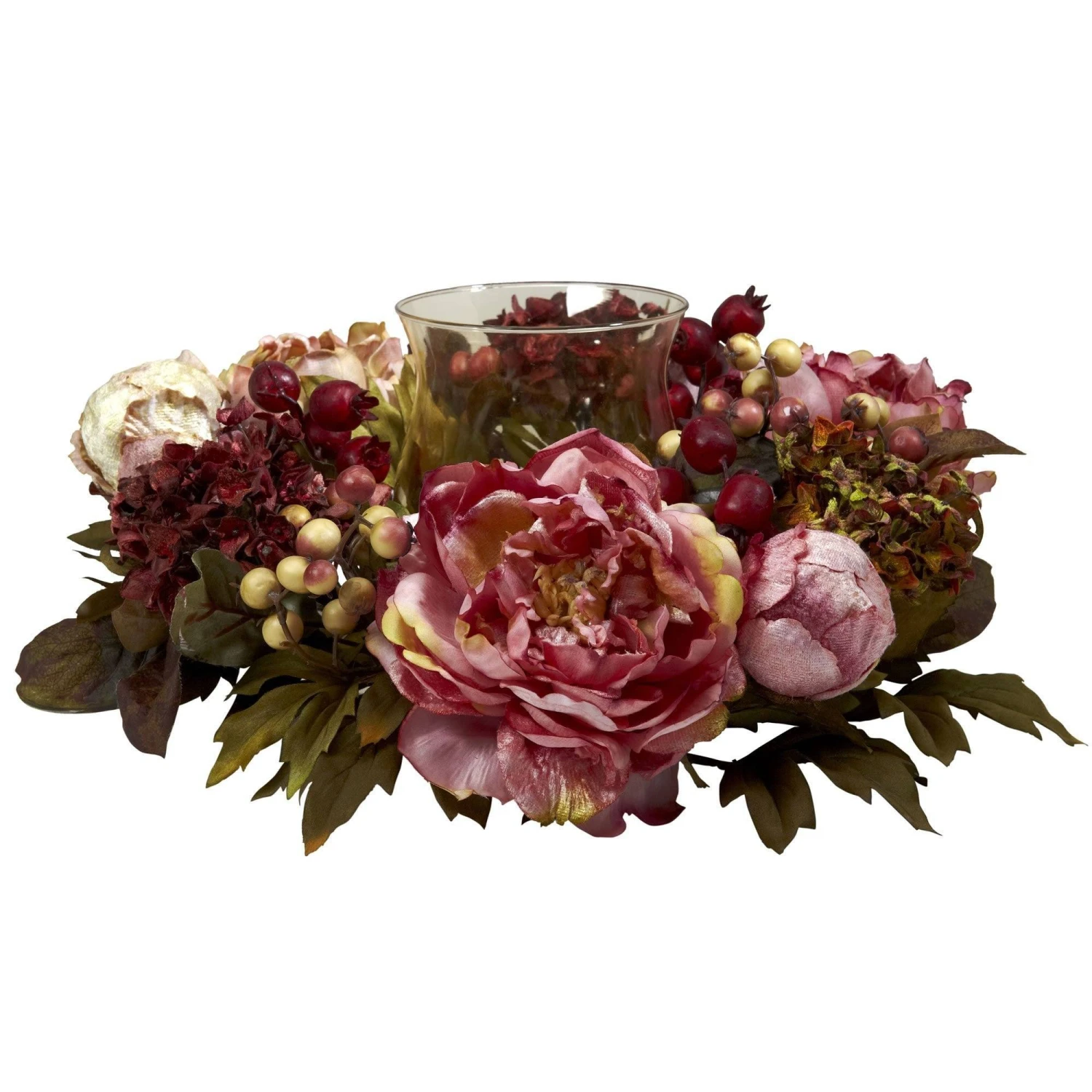 Peony Hydrangea Candelabrum 3 Peony Hydrangea Candelabrum