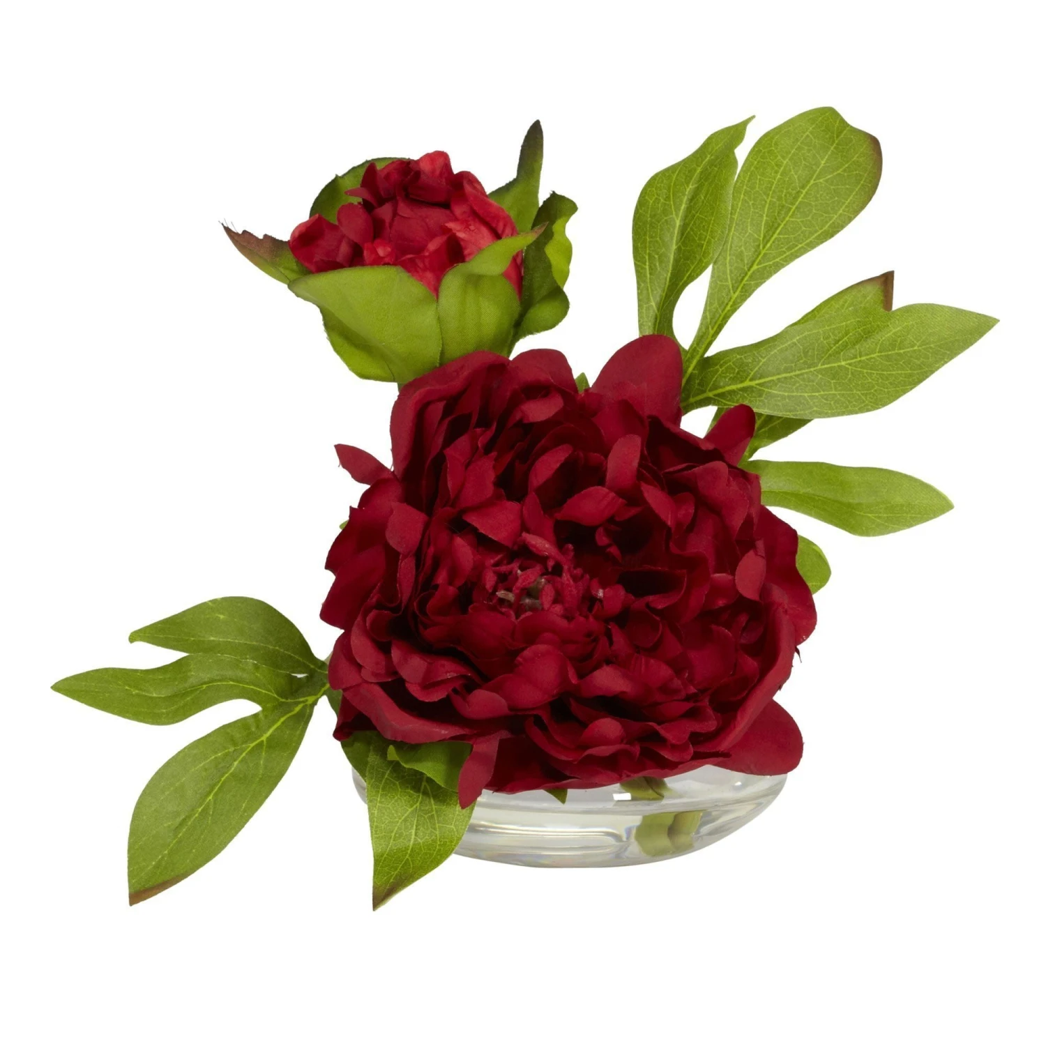 Peony W/Glass Vase (Set Of 3) 6 Peony W/Glass Vase (Set Of 3) - Image 4