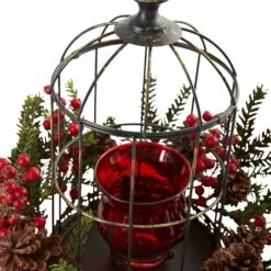 Artificial Flowers Sale 62 Artificial Flowers Sale -Artificial Flowers Sale artificial pine berry birdhouse candelabrum nearly natural 763298