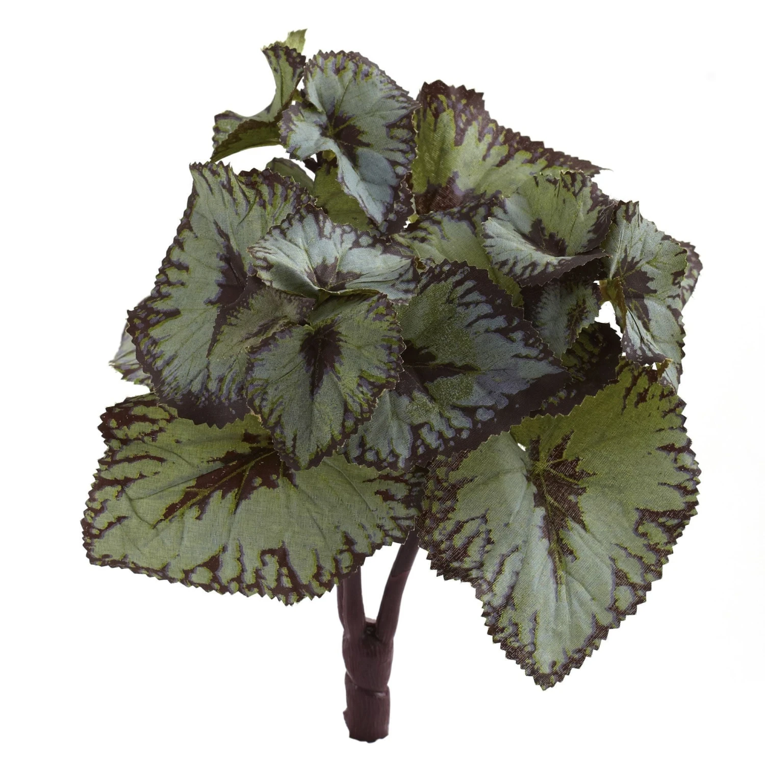 Rex Begonia Artificial Bush (Set Of 12) 3 Rex Begonia Artificial Bush (Set Of 12)