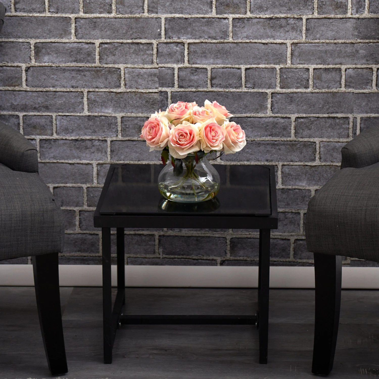 Rose Arrangement W/Vase 19 Rose Arrangement W/Vase - Image 17