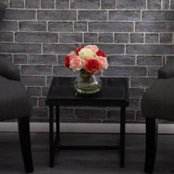 Rose Arrangement W/Vase 38 Rose Arrangement W/Vase -Artificial Flowers Sale artificial rose arrangement wvase nearly natural 711191