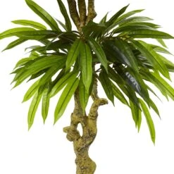 Slim Mango Artificial Tree UV Resistant (Indoor/Outdoor) -Artificial Flowers Sale artificial slim mango artificial tree uv resistant indooroutdoor nearly natural 625400