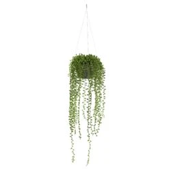 String Of Pearl Artificial Plant Hanging Basket