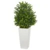 Sweet Grass Artificial Plant In White Tower Planter (Indoor/Outdoor) -Artificial Flowers Sale artificial sweet grass artificial plant in white tower planter indooroutdoor nearly natural 199054