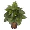 Taro W/Vase Silk Plant -Artificial Flowers Sale artificial taro wvase silk plant nearly natural 299373