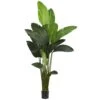 7' Travelers Palm Artificial Tree -Artificial Flowers Sale artificial travelers palm artificial tree nearly natural 429021