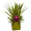 Tropical And Succulent Arrangement -Artificial Flowers Sale artificial tropical and succulent arrangement nearly natural mauve 336402